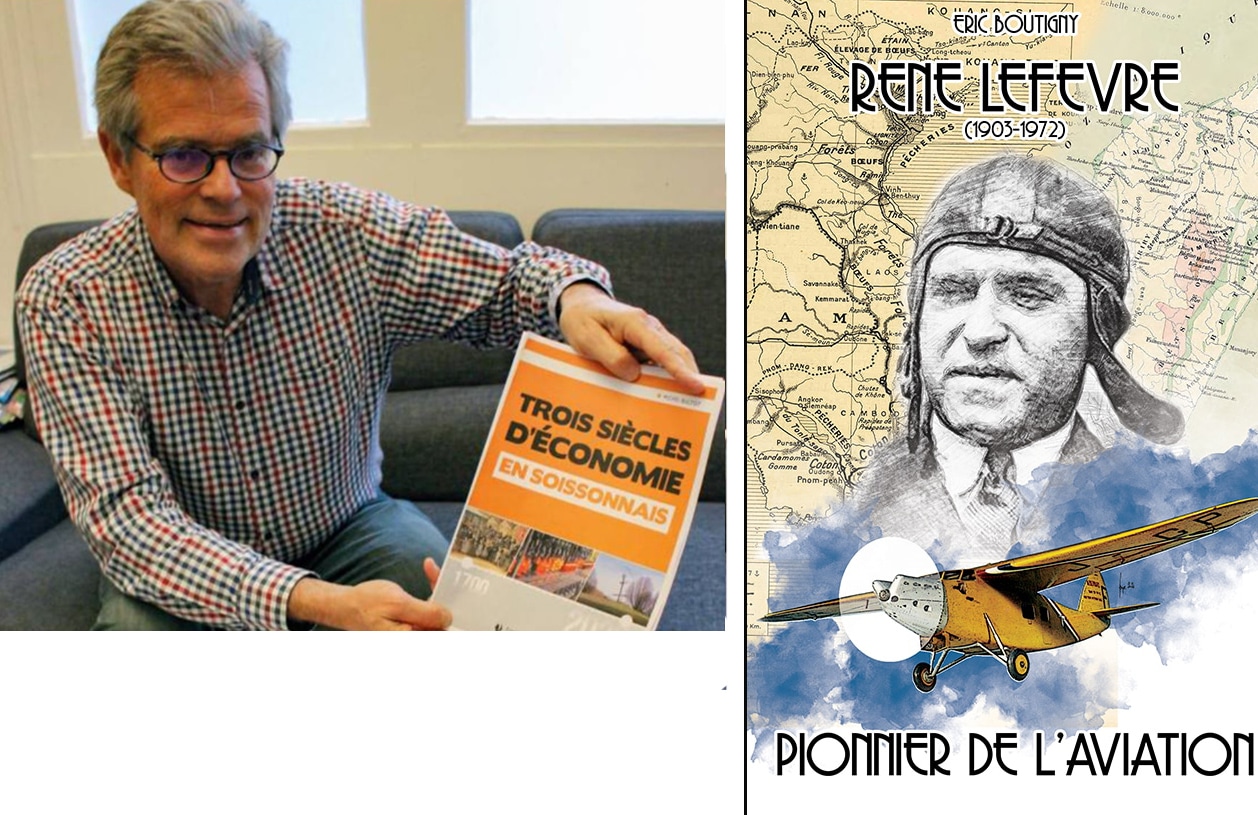 Nouveaux livres : Trois siècles d’économie en soissonnais et René Lefèvre Pionnier de l’aviation